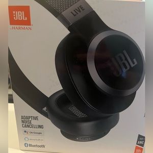 Never opened JBL noise cancelling headphones.